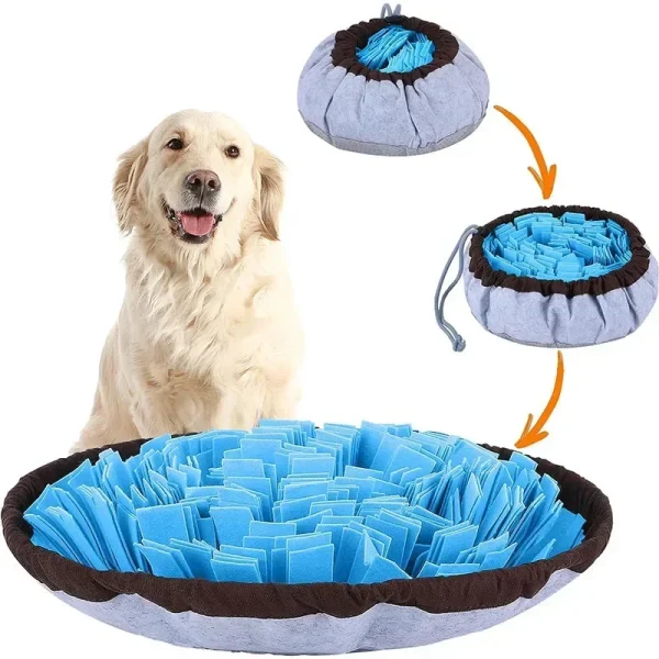 Dog Snuffle Mat – Slow Feeder & Nose Work Toy